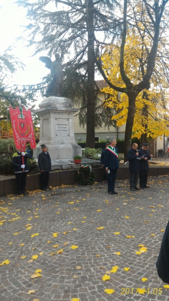 5 novembre 2017. Festa Unità d'Italia a Manzano