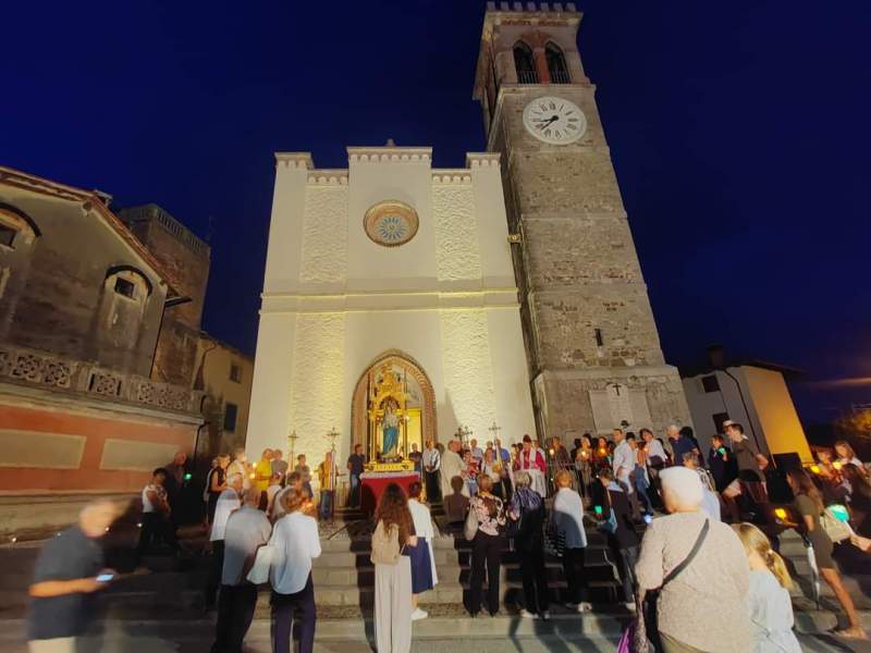 Processione per la Madonna della Cintura di Oleis