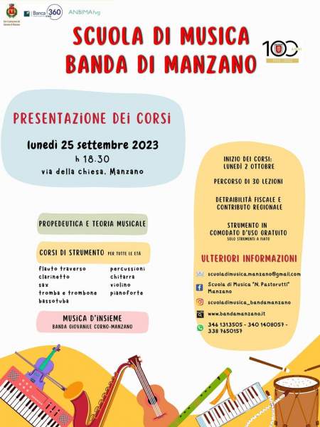 Presentazione della scuola di musica 2023/24