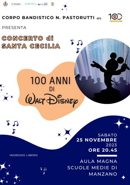 Concerto di Santa Cecilia “100 anni di Walt Disney”